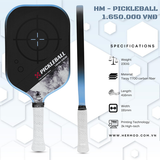  Vợt Pickleball HERMOD 008 - ĐẠT CHUẨN USA PICKLEBALL APPROVED 