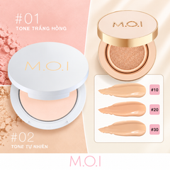  Bộ Đôi M.O.I Phấn Nước Premium Và Phấn Phủ Baby Skin 
