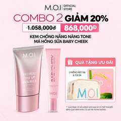  Bộ Đôi Kem Chống Nắng Nâng Tông Và Má Hồng Sữa 