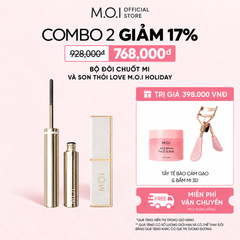  Bộ Đôi Chuốt Mi Và Son Thỏi Love M.O.I Holiday Phiên Bản Mùa Lễ Hội 
