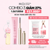  Bộ Ba Trang Điểm Siêu Yêu, Son Gummy Tint, Má Hồng sữa, Chuốt mi 