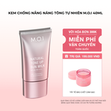  Kem Chống Nắng Nâng Tông Tự Nhiên M.O.I 40ml 