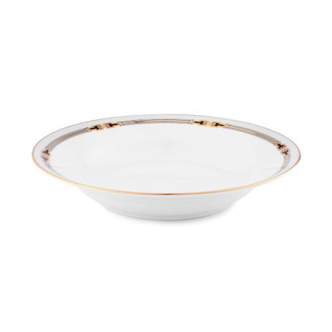  Đĩa sâu lòng 22,6cm dung tích 300ml sứ trắng | Noritake Empire Gold 1786L - 91398 