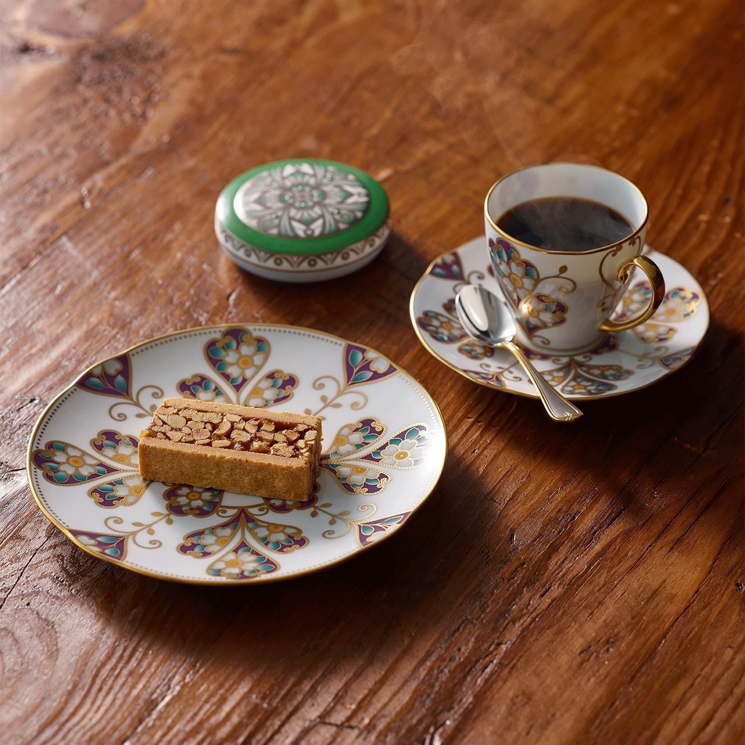 Chén trà (tách cà phê) dung tích 160ml kèm đĩa lót sứ trắng cao cấp | Noritake The Homage Collection H-771J - T2403