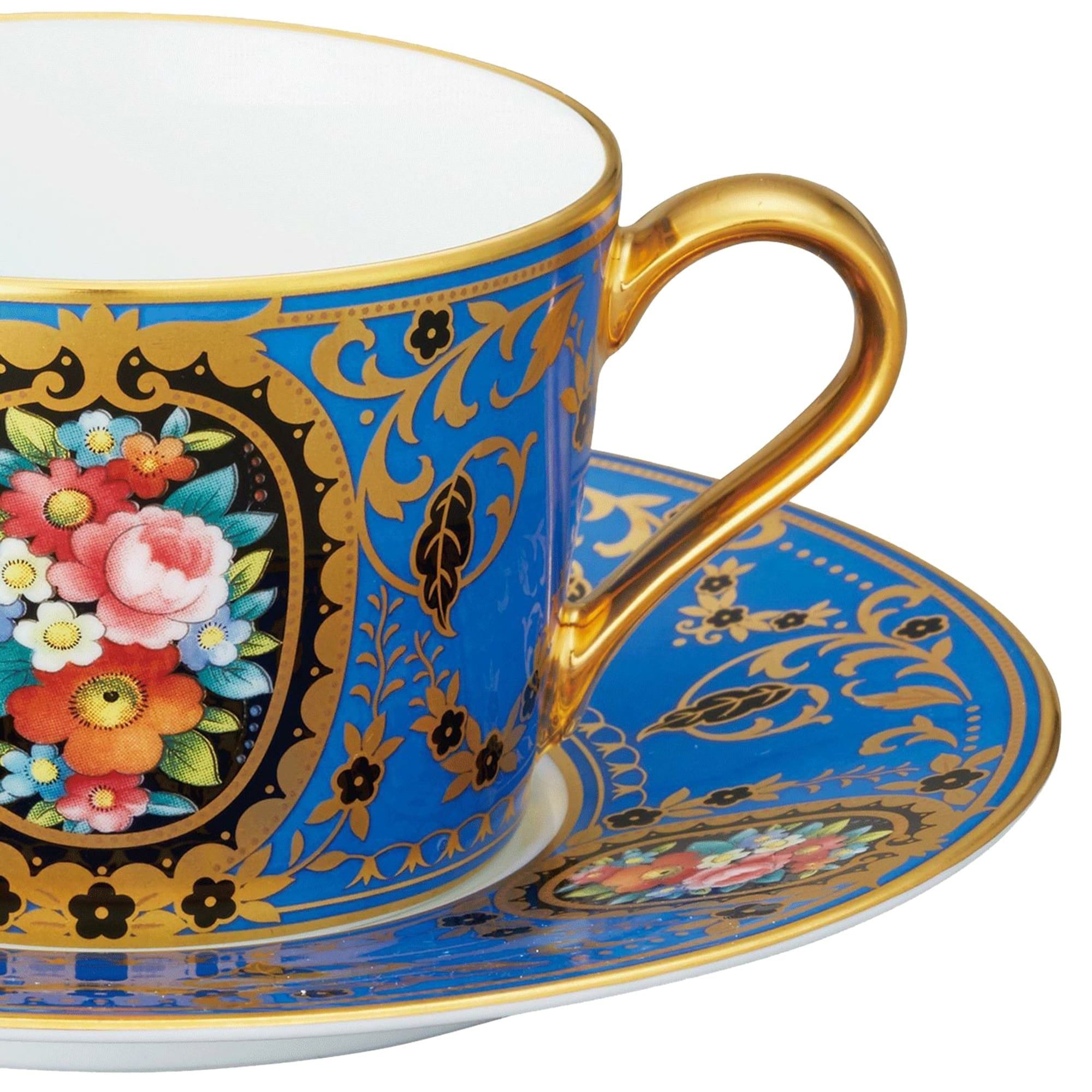 Chén trà (tách cà phê) dung tích 210ml kèm đĩa lót sứ trắng cao cấp | Noritake The Homage Collection H-765J - T2401