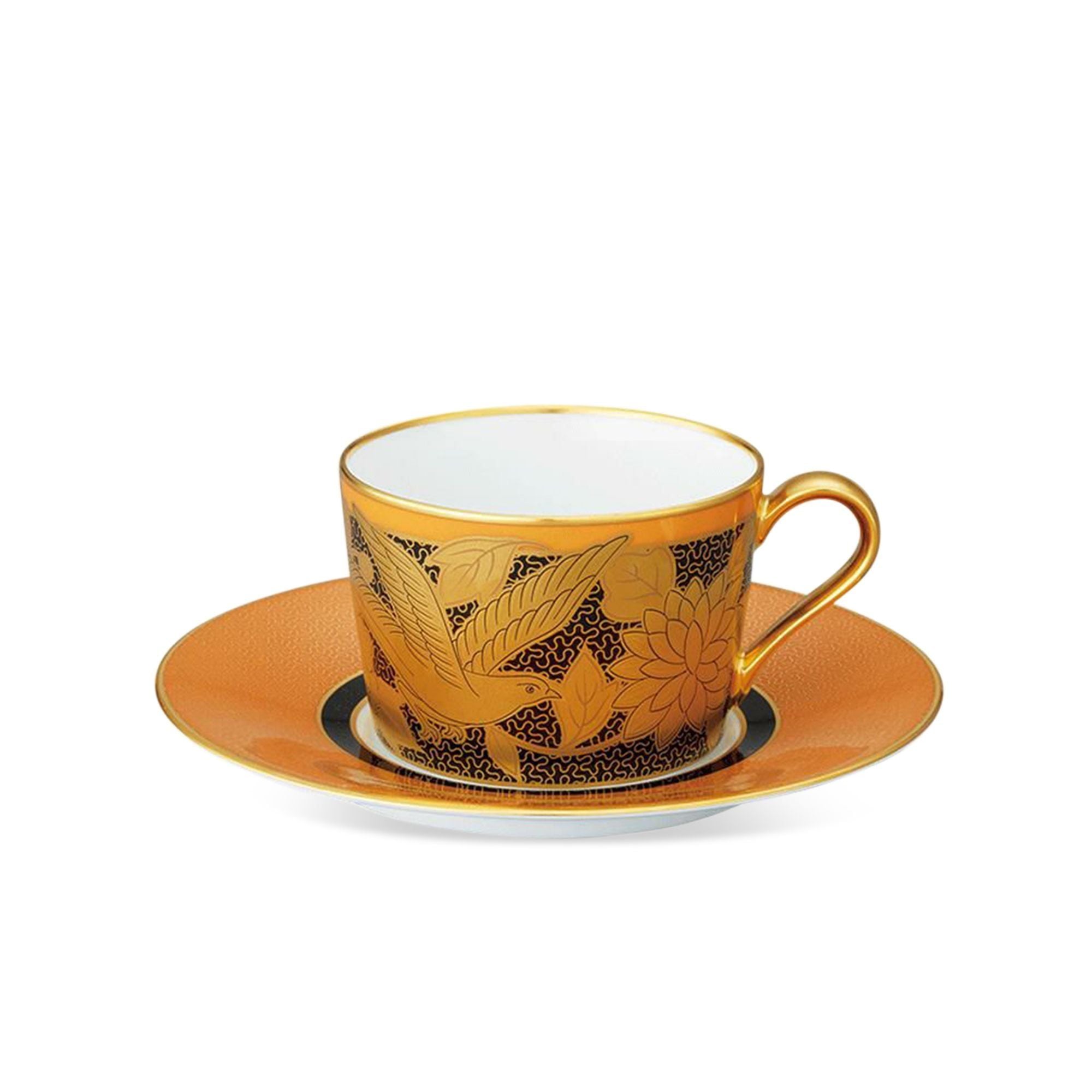 Chén trà (tách cà phê) dung tích 210ml kèm đĩa lót sứ trắng cao cấp | Noritake The Homage Collection H-766J - T2401