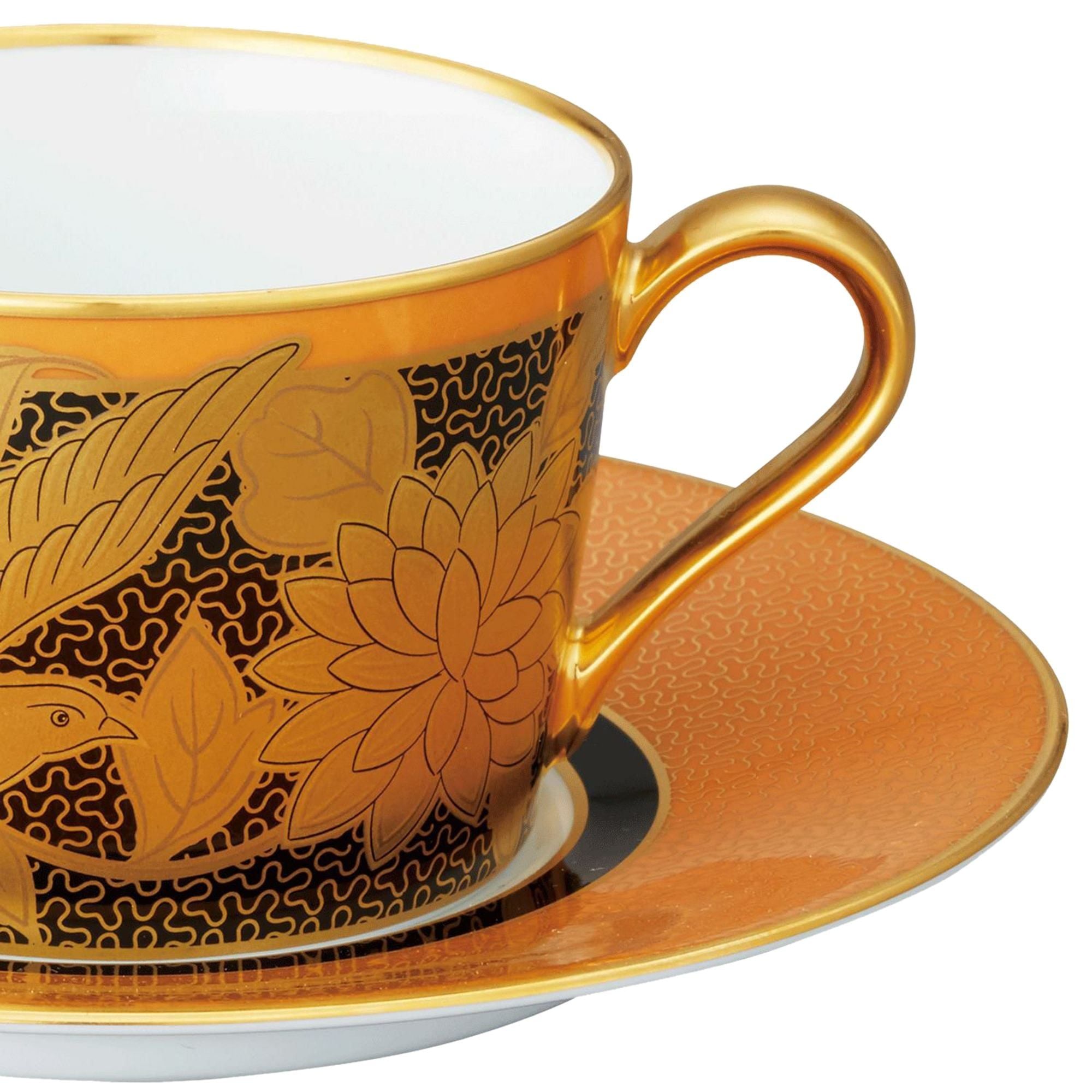 Chén trà (tách cà phê) dung tích 210ml kèm đĩa lót sứ trắng cao cấp | Noritake The Homage Collection H-766J - T2401