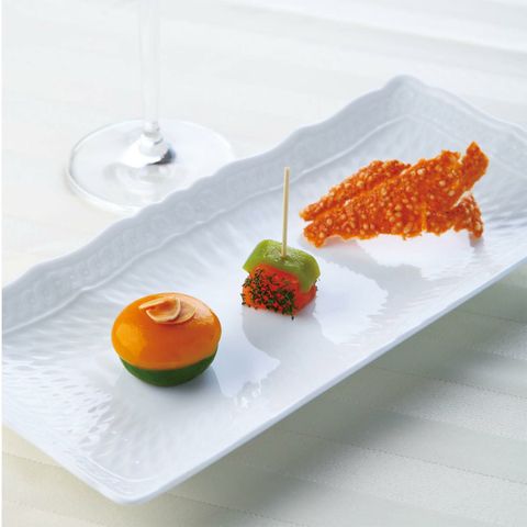  Đĩa hình chữ nhật dài 27cm sứ trắng cao cấp | Noritake Cher Blanc 1655L - 94800 