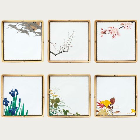  Bộ 6 đĩa vuông cỡ vừa 20,5cm | Noritake Shikisai Rondo 4656-AS - N50952 
