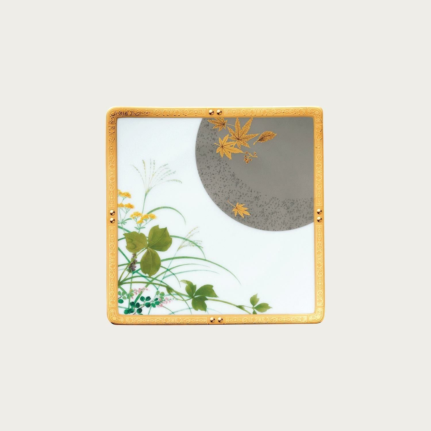 Bộ 6 đĩa vuông cỡ nhỏ 14,9cm | Noritake Shikisai Rondo 4656-AS - N50953