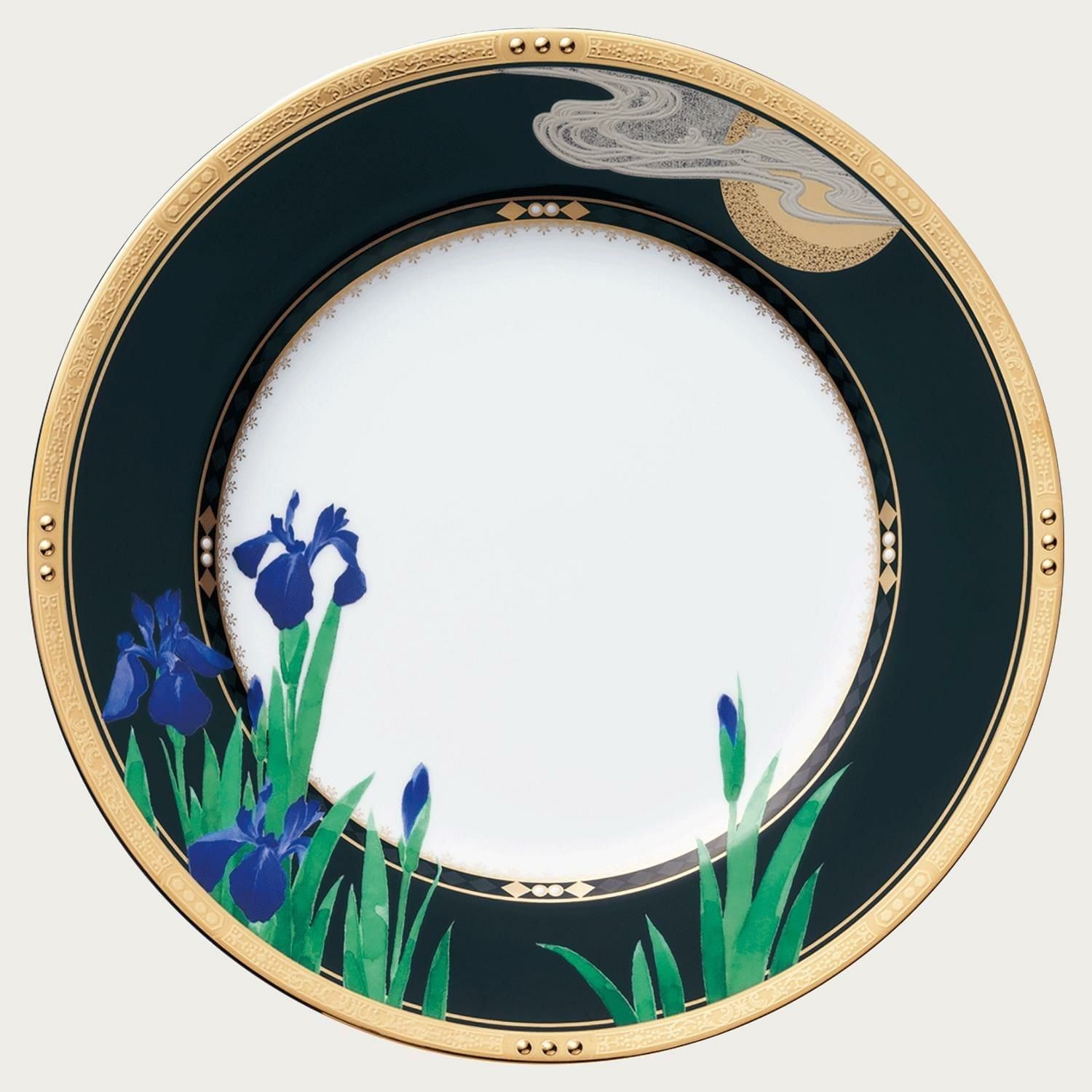 Bộ 6 đĩa tròn cỡ lớn 27cm sứ xương Nhật Bản | Noritake Shikisai Rondo 4656-AS - N59820