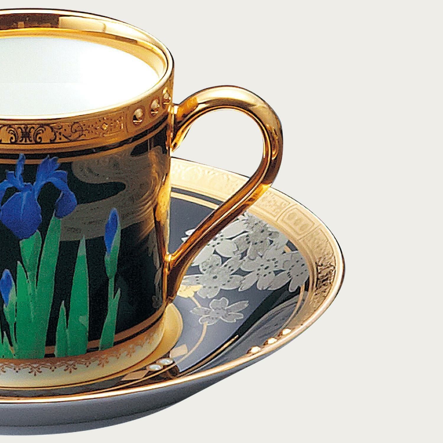 Bộ 6 chén trà ( tách trà ) nhỏ 90ml kèm đĩa lót | Noritake Shikisai Rondo 4656-AS - N59894