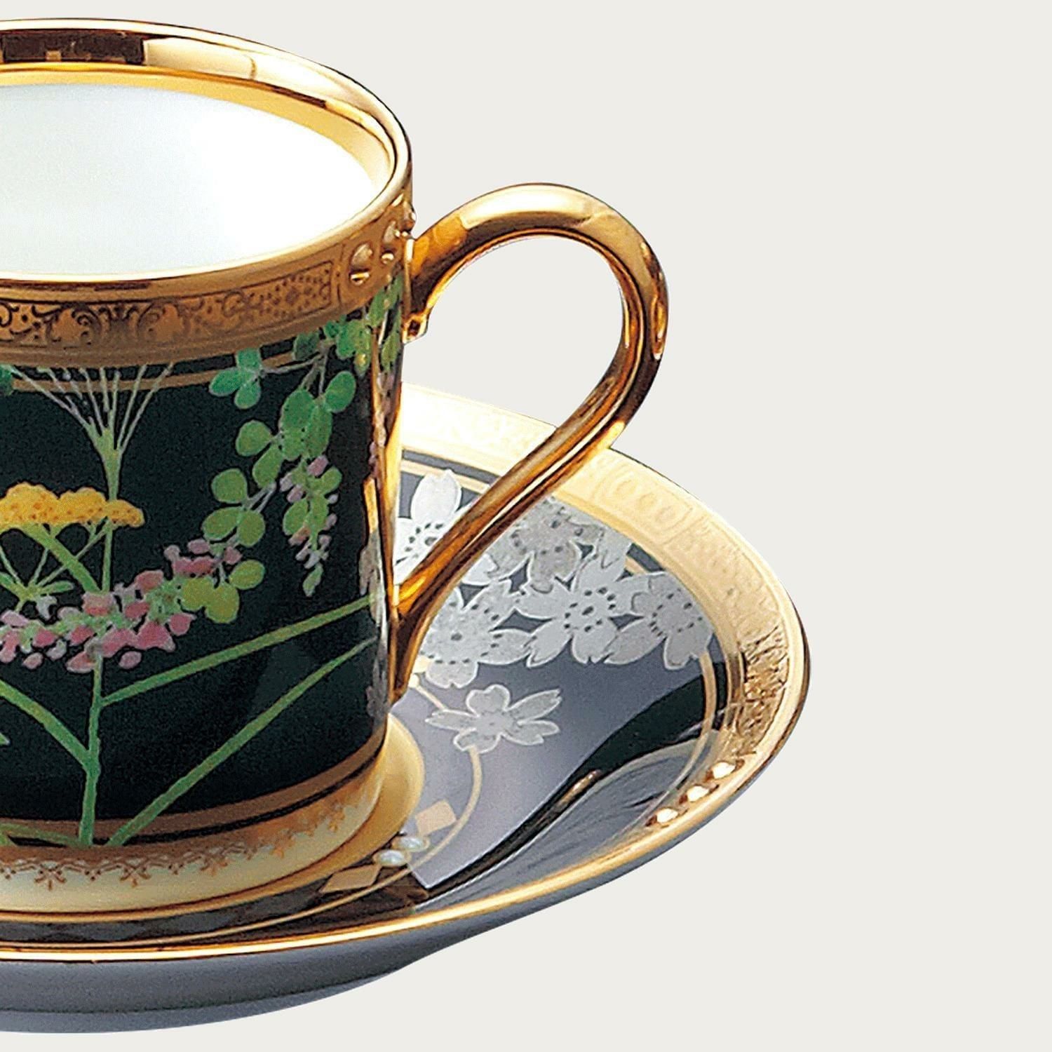 Bộ 6 chén trà ( tách trà ) nhỏ 90ml kèm đĩa lót | Noritake Shikisai Rondo 4656-AS - N59894
