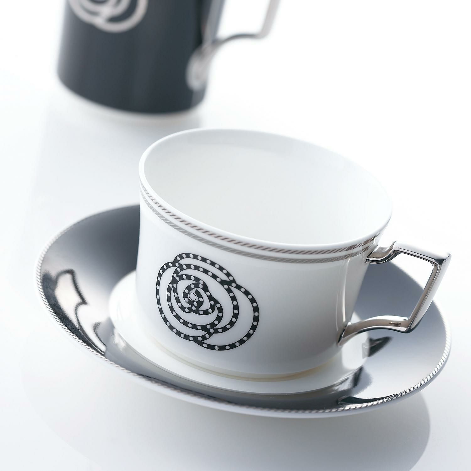 Chén trà (tách trà) (đặc biệt - Trắng) dung tích 240ml sứ xương | Noritake Aidan 4867-2L - 93687C