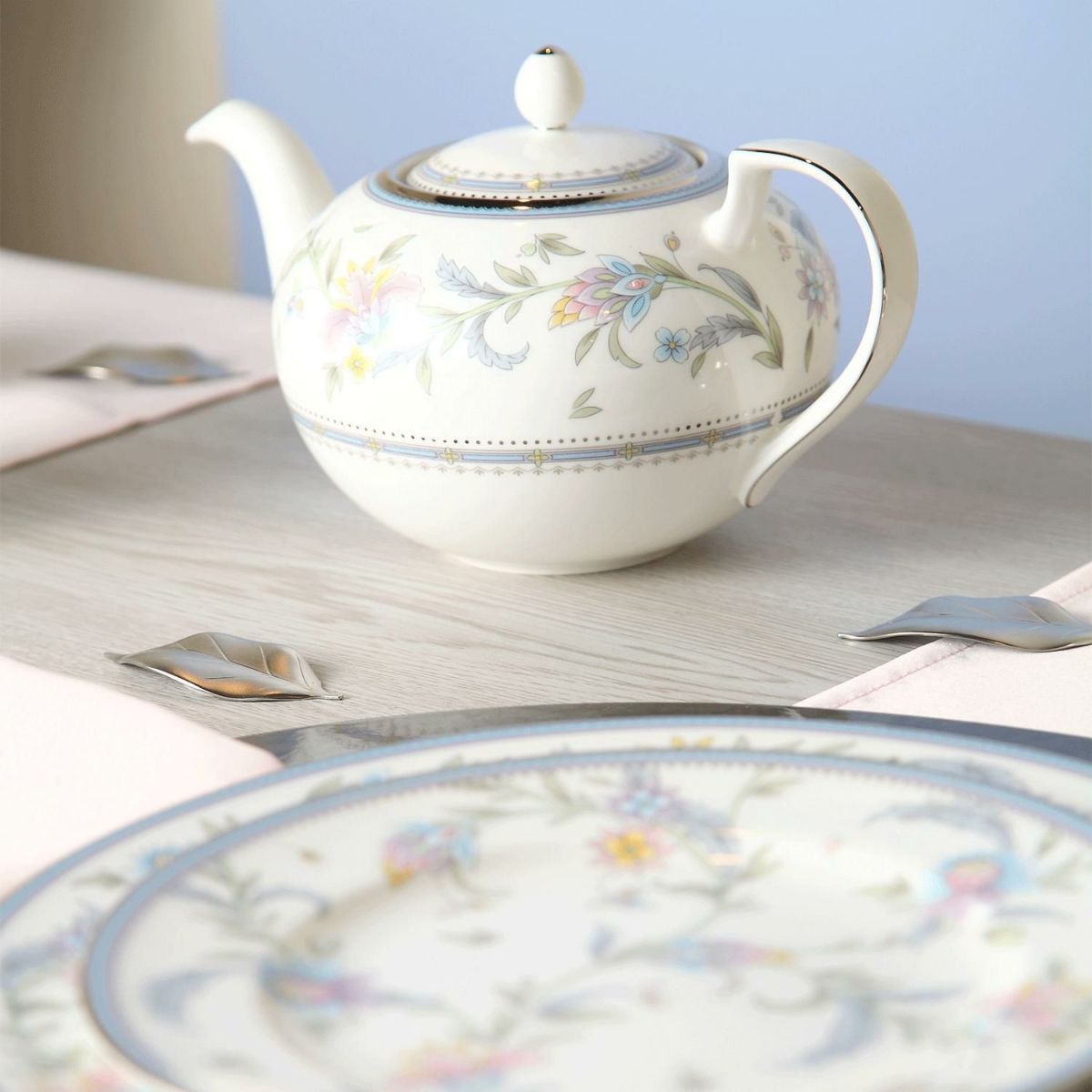 Ấm trà (bình trà) dung tích 1.150ml sứ xương | Noritake Jardin Fleuri 4910L - 59533A