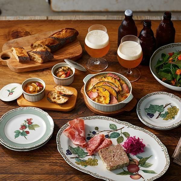 Đĩa Oval cỡ vừa (MD) dài 37,8cm sứ xương | Noritake Orchard Garden 4911L - 97844