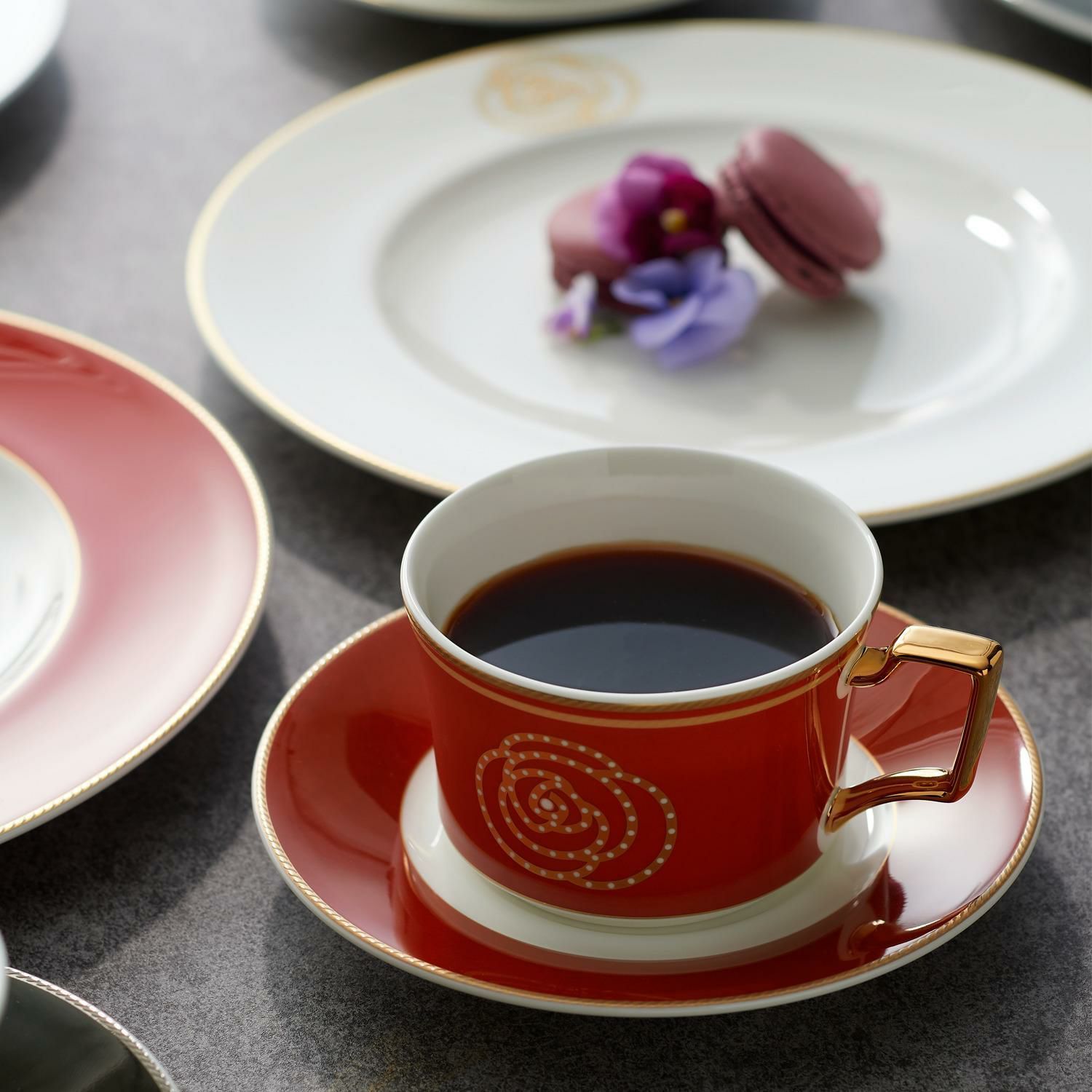 Đĩa tròn cỡ vừa (đặc biệt - Trắng) đường kính 24,5cm sứ xương | Noritake Aidan Gold 4941-2L - 97316