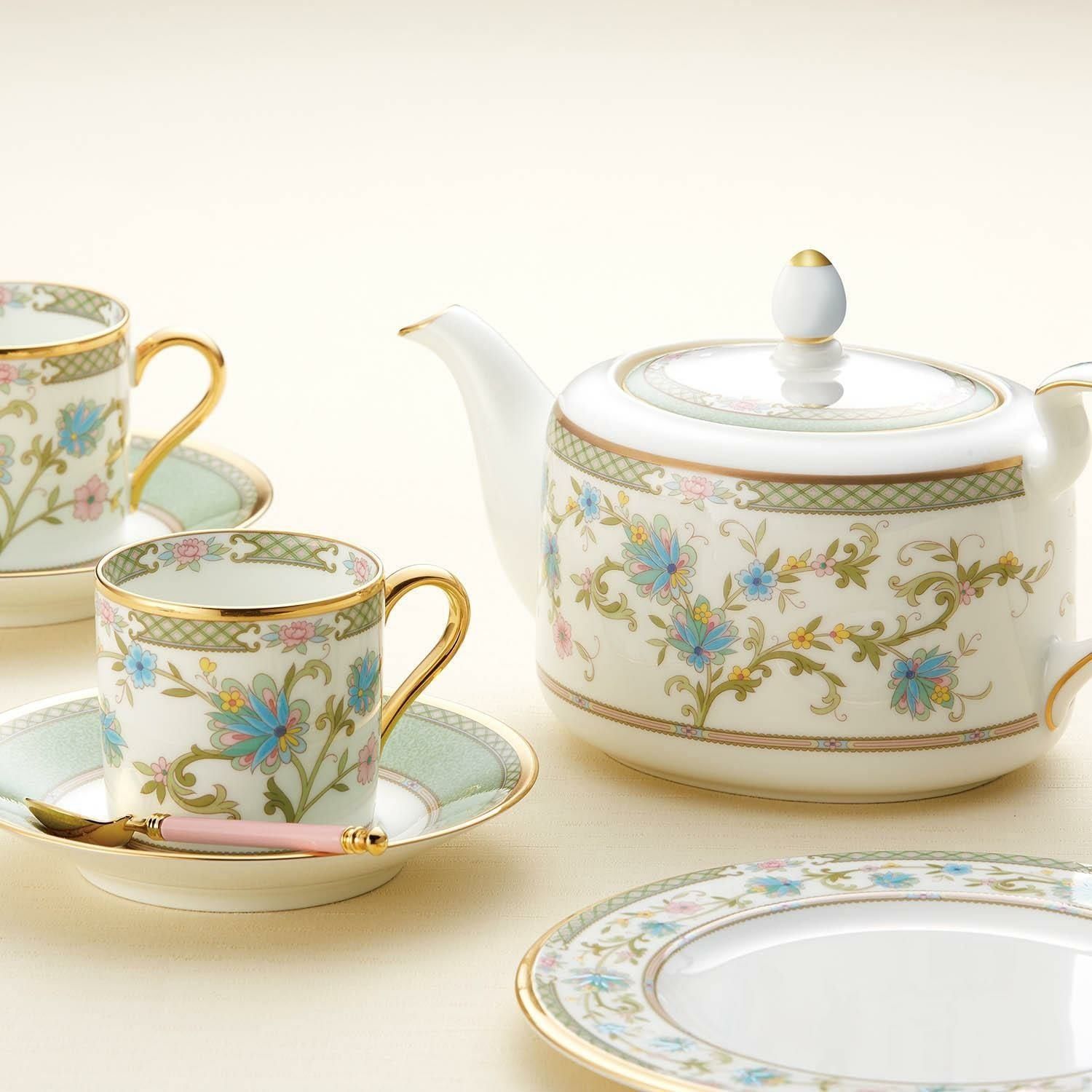 Ấm trà (bình trà) nhỏ 600ml sứ xương Nhật Bản cao cấp | Noritake Yoshino 9983J - T59833