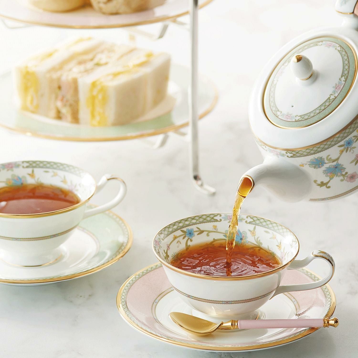 Ấm trà (bình trà) nhỏ 600ml sứ xương Nhật Bản cao cấp | Noritake Yoshino 9983J - T59833