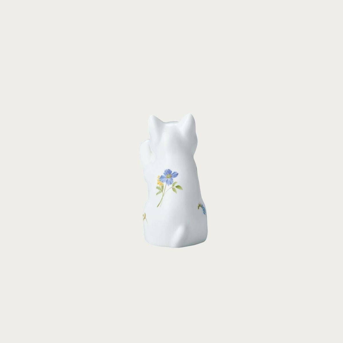 Tượng sứ cặp đôi mèo may mắn cao 12cm sứ xương cao cấp Nhật Bản | Noritake Fortune Cat AC4489 - P45523