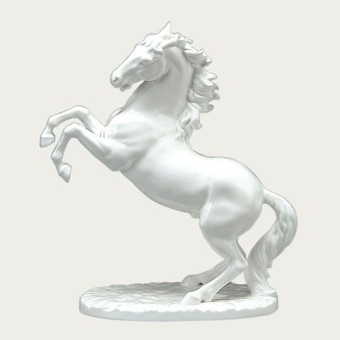  Tượng sứ Nhất Mã Phi Thiên (Bạch Mã) cao 26cm sứ xương Nhật Bản | Noritake Figurine Prancing Horse B900 - T54514 