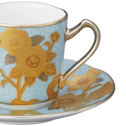  Chén trà (tách cà phê) dung tích 85ml kèm đĩa lót sứ trắng cao cấp | Noritake The Homage Collection H-768J - T2404 