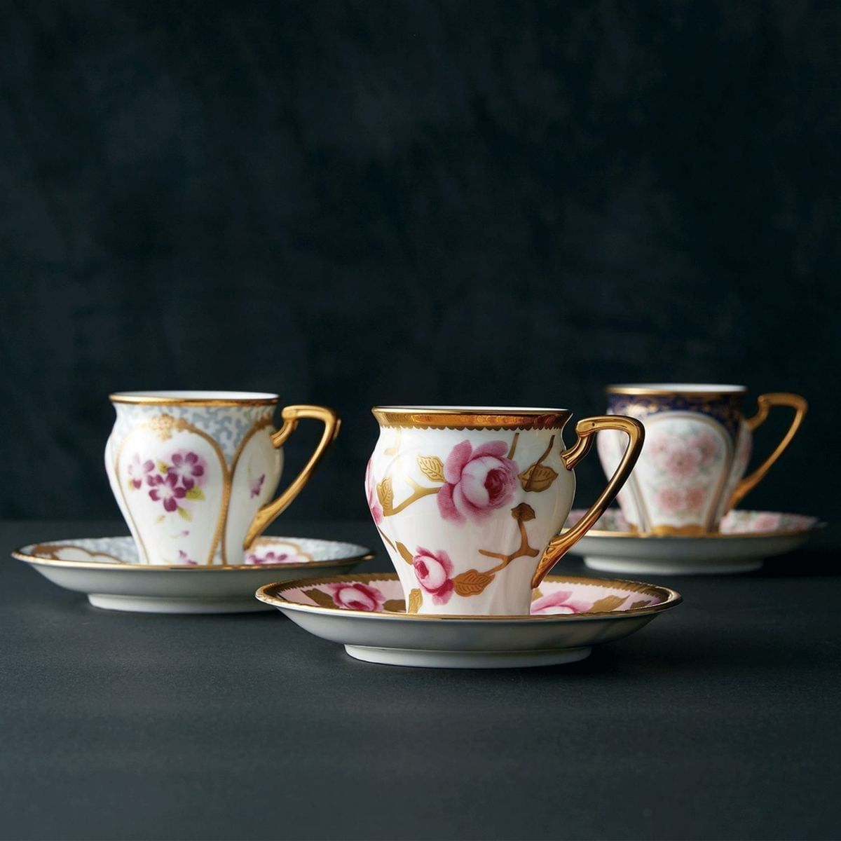 Chén trà (tách cà phê) dung tích 180ml kèm đĩa lót sứ xương | Noritake The Homage Collection H-883J - T52520