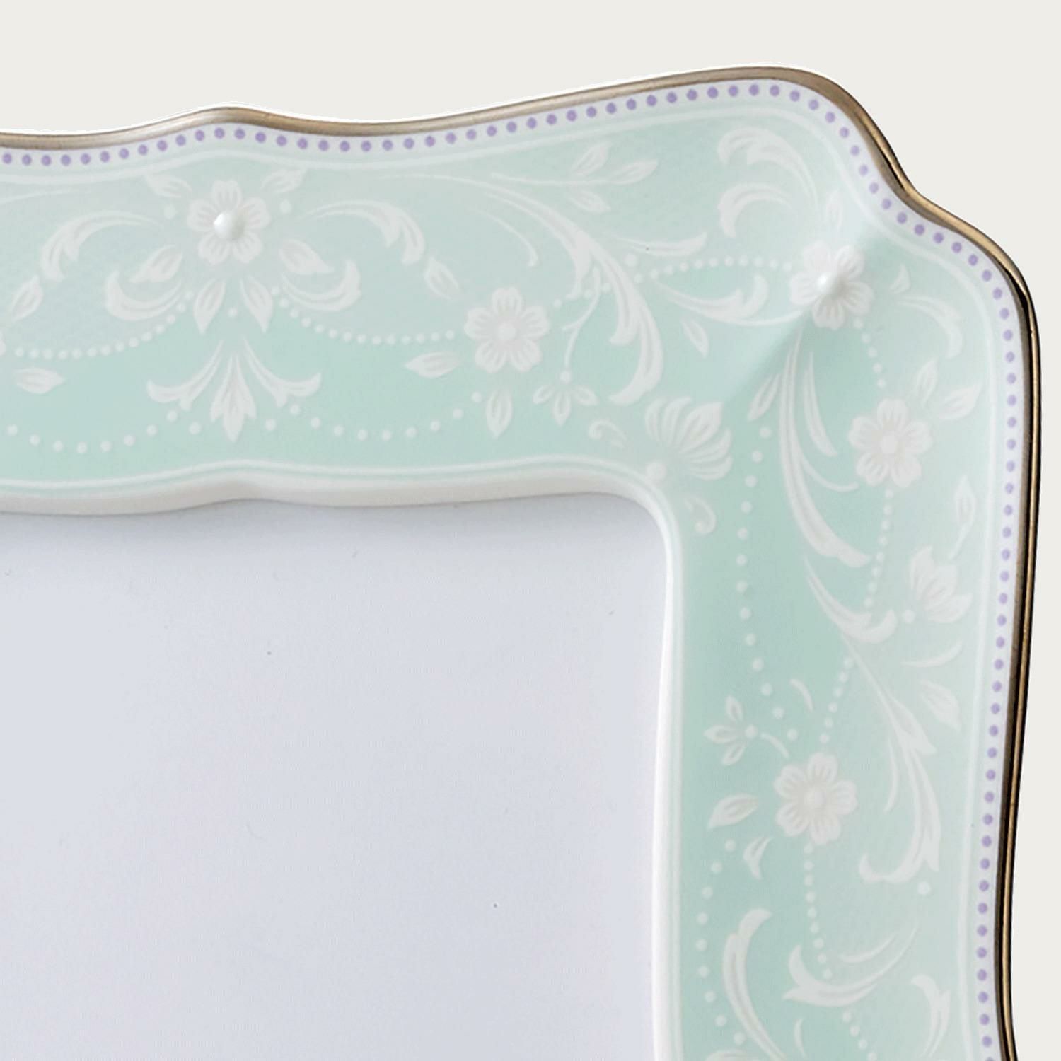 Khung ảnh để bàn Maison Coll Mint Green (chiều dài 19,6cm, chiều rộng 15,7cm) | Noritake Maison Coll H-976L - Y93581