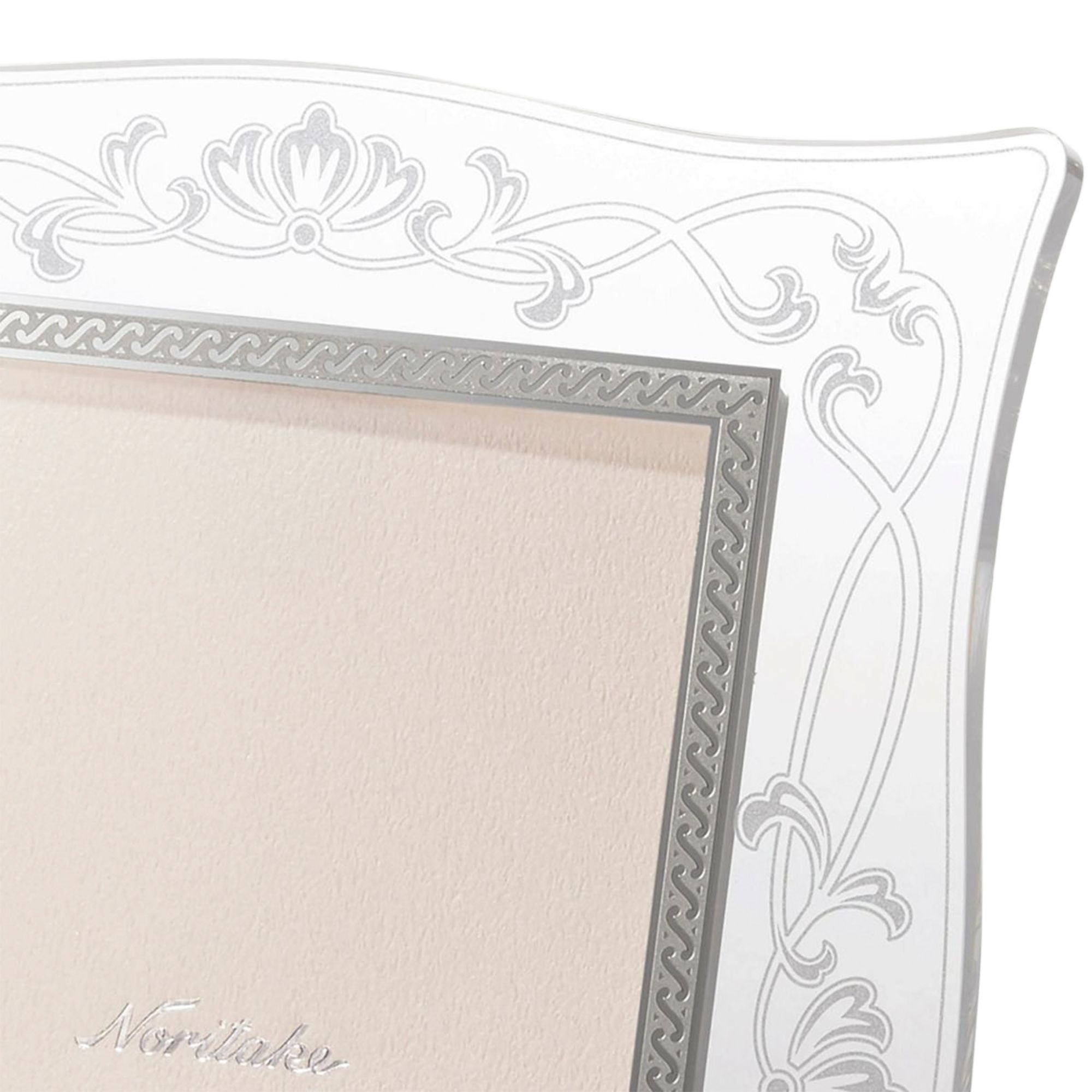 Khung ảnh để bàn Bạch kim Maison Coll Hampshire Platinum (chiều dài 19cm, chiều rộng 15cm) | Noritake Maison Coll MC04 - AC-PH