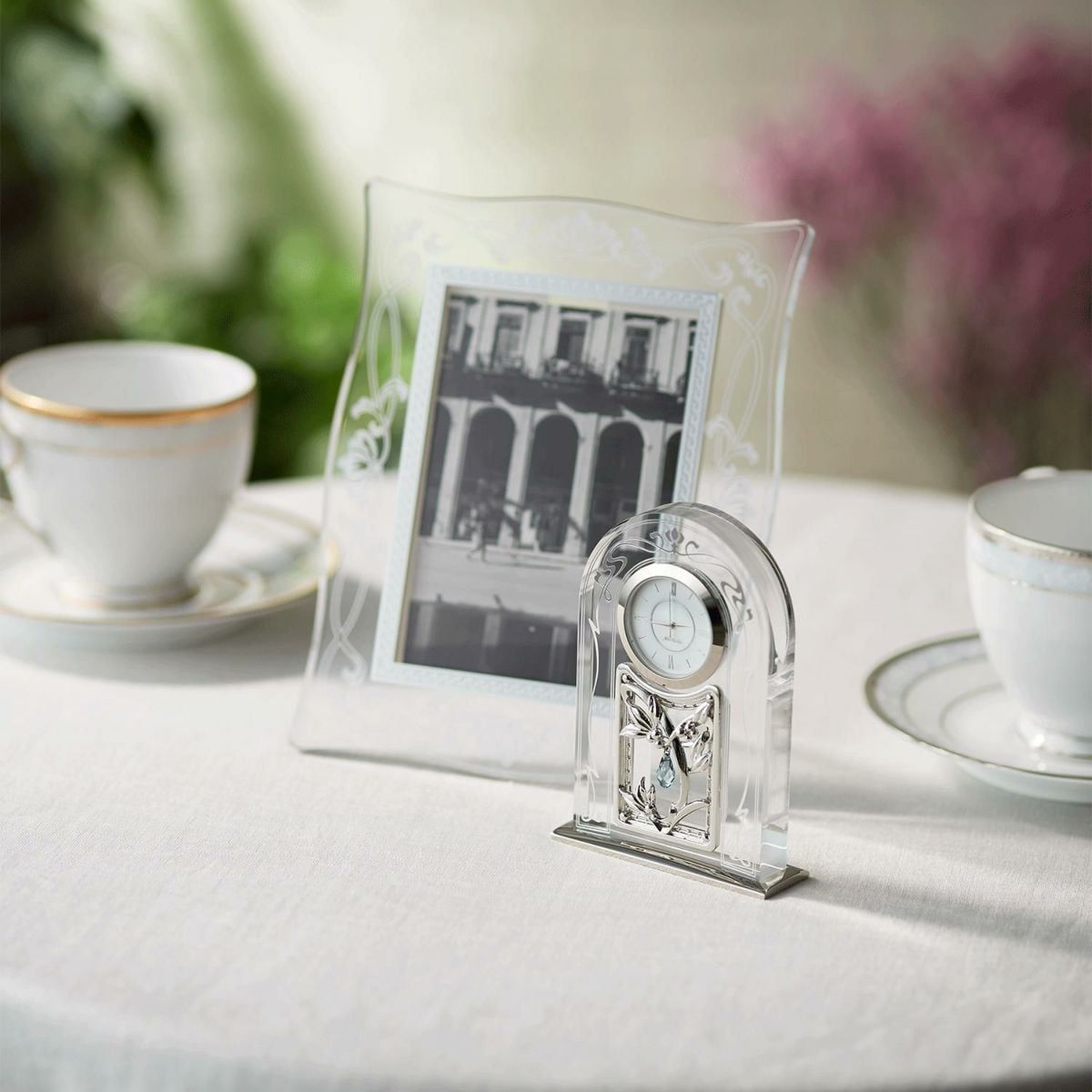 Khung ảnh để bàn Bạch kim Maison Coll Hampshire Platinum (chiều dài 19cm, chiều rộng 15cm) | Noritake Maison Coll MC04 - AC-PH