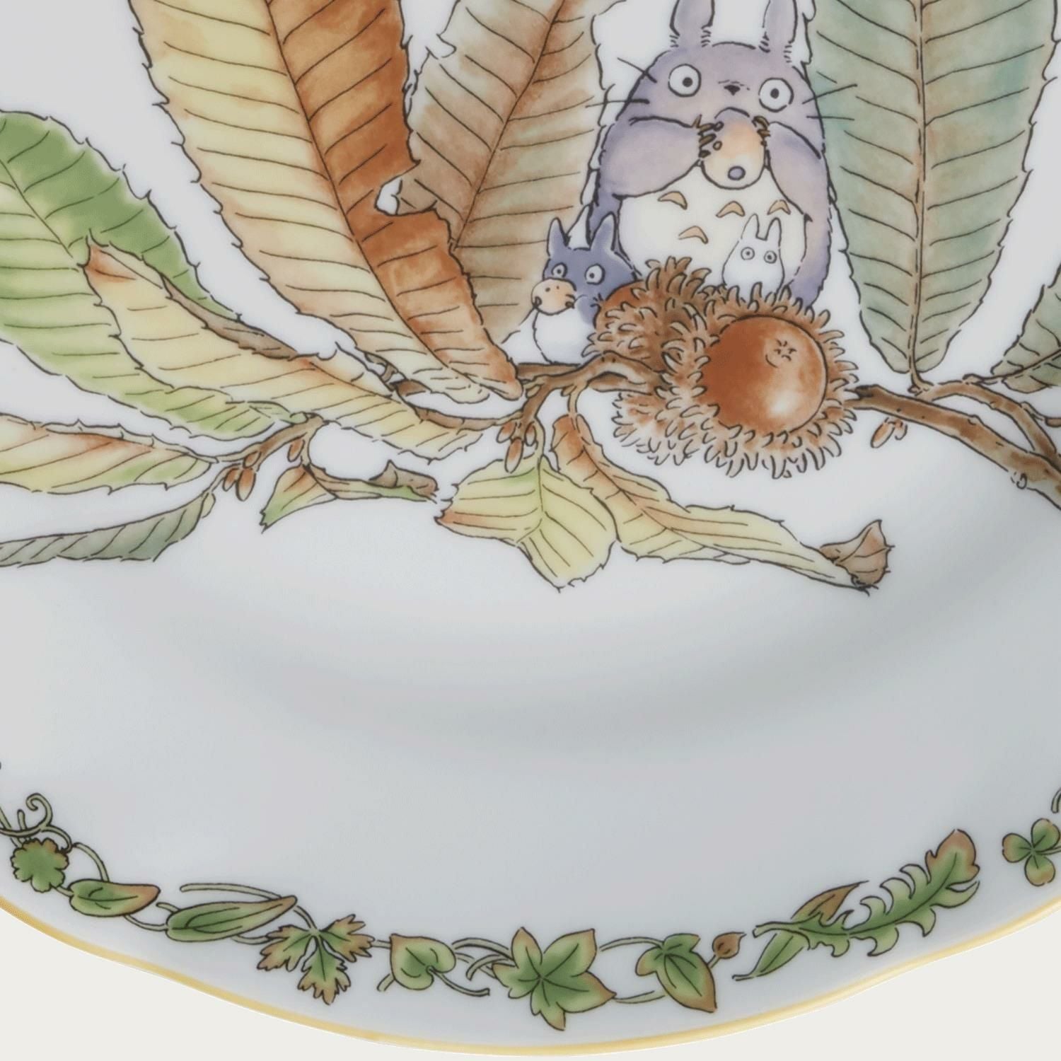 Đĩa tròn cỡ lớn họa tiết cây sồi đường kính 27,3cm sứ xương | Noritake Totoro 4924-1L - TT97820