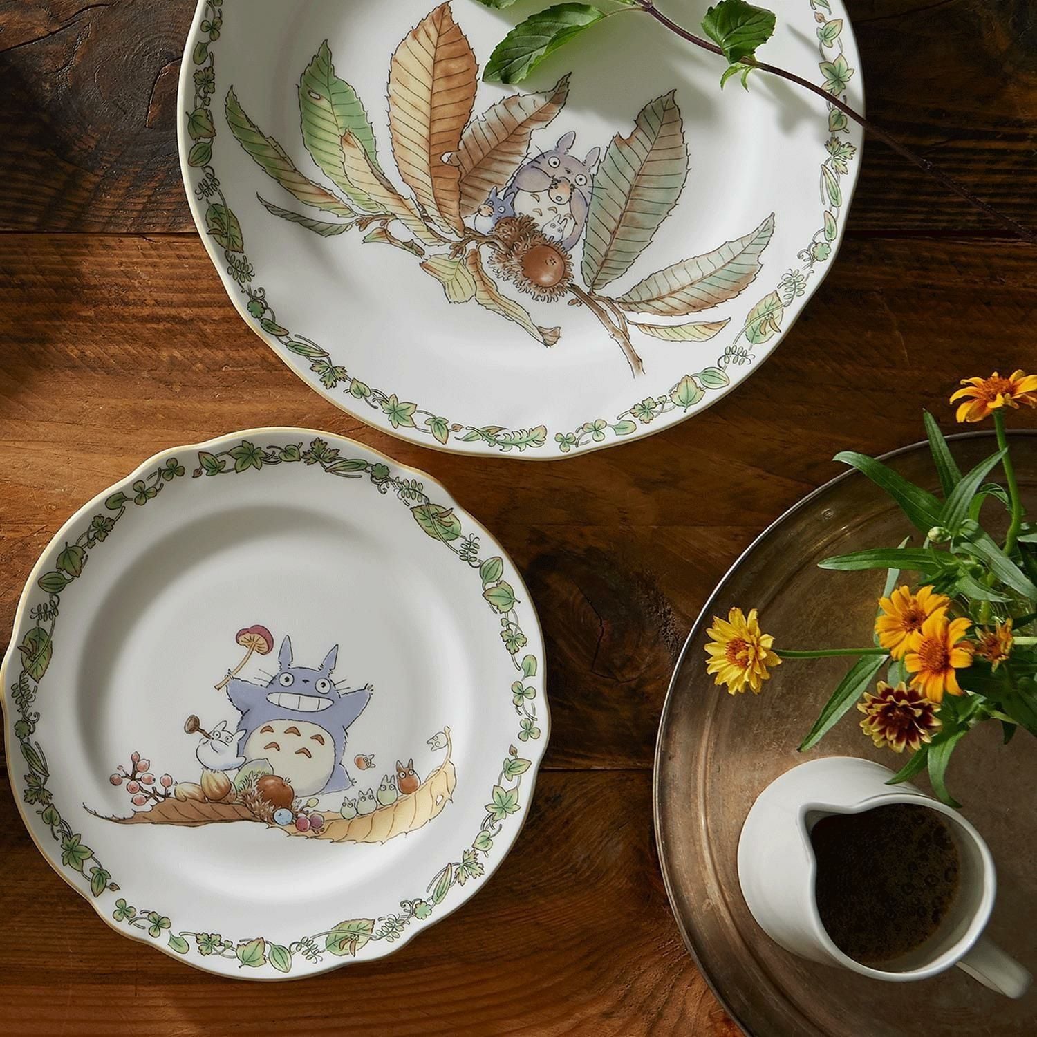 Đĩa tròn cỡ vừa đường kính 22cm sứ xương | Noritake Totoro 4924-3L - TT97811
