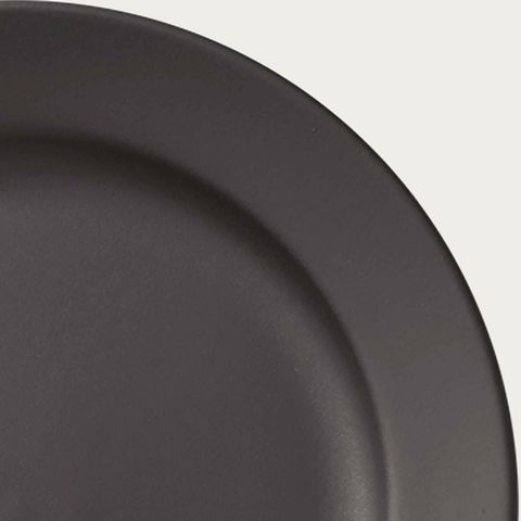  Đĩa tròn cỡ nhỏ đường kính 14cm màu đen sứ trắng Nhật Bản | Noritake Resta 1762-A - 11704A 