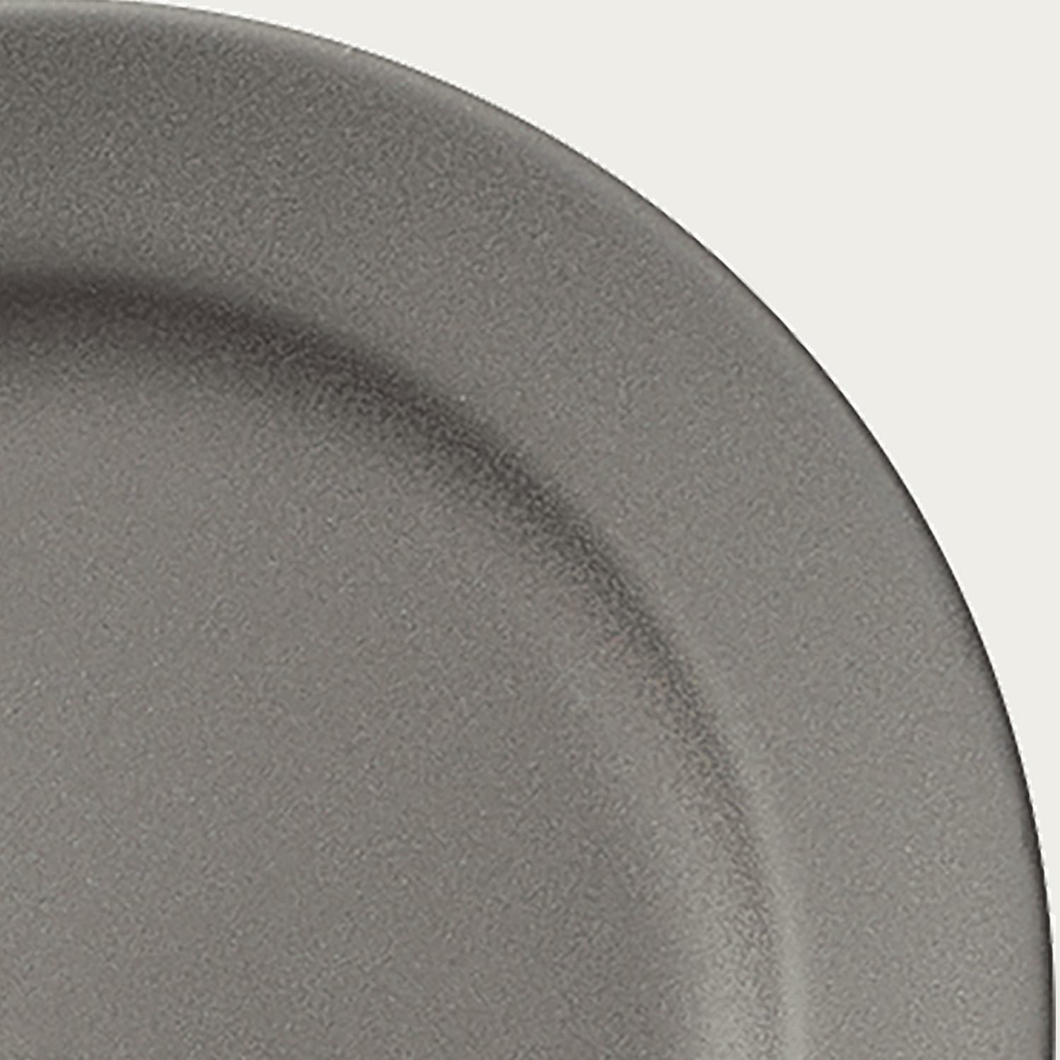 Đĩa tròn cỡ nhỏ đường kính 14cm màu xám sứ trắng Nhật Bản | Noritake Resta 1762-C - 11704C