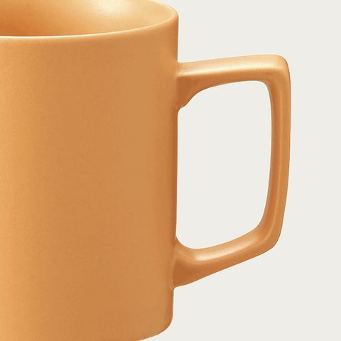  Cốc (ly) uống nước, cà phê màu cam dung tích 335ml sứ trắng Nhật Bản | Noritake Resta 1762-D - 11701D 