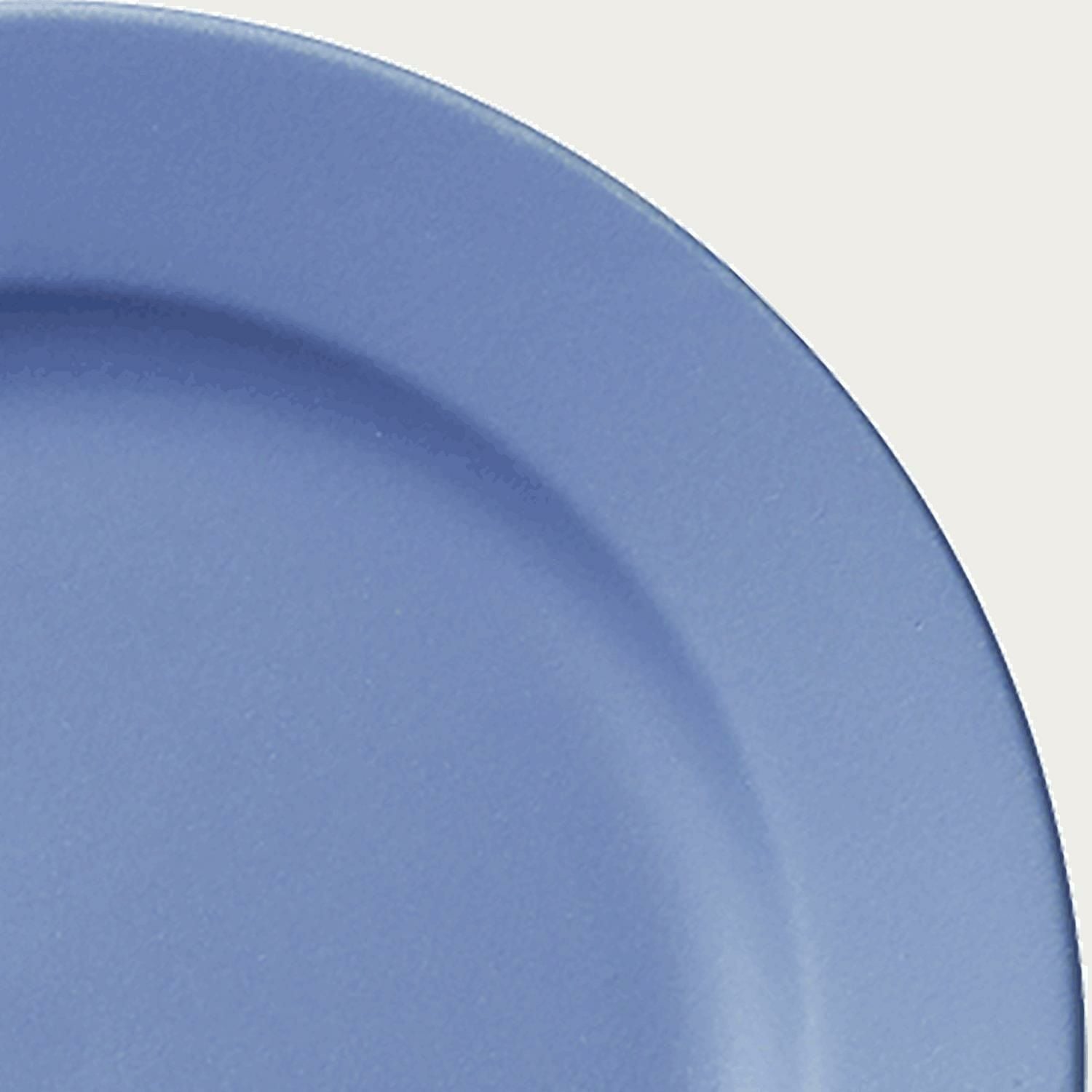 Đĩa tròn cỡ nhỏ đường kính 14cm màu xanh sứ trắng Nhật Bản | Noritake Resta 1762-E - 11704E