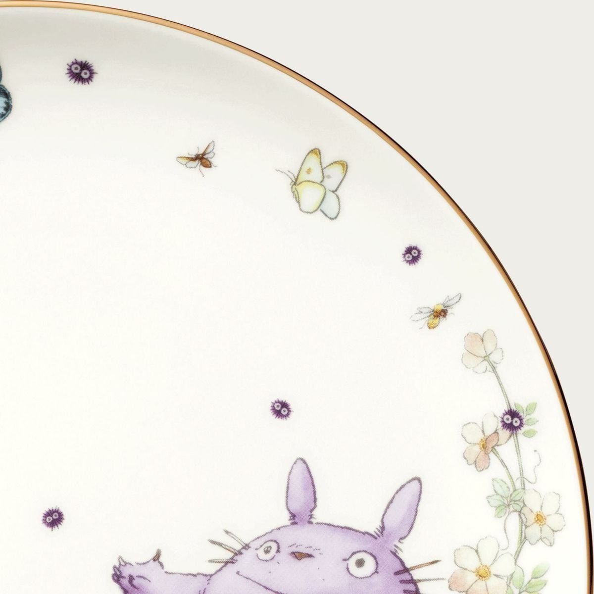 Đĩa tròn cỡ vừa Coupe đường kính 23,2cm sứ xương phiên bản 2025 | Noritake Totoro N-468L - Y50116A