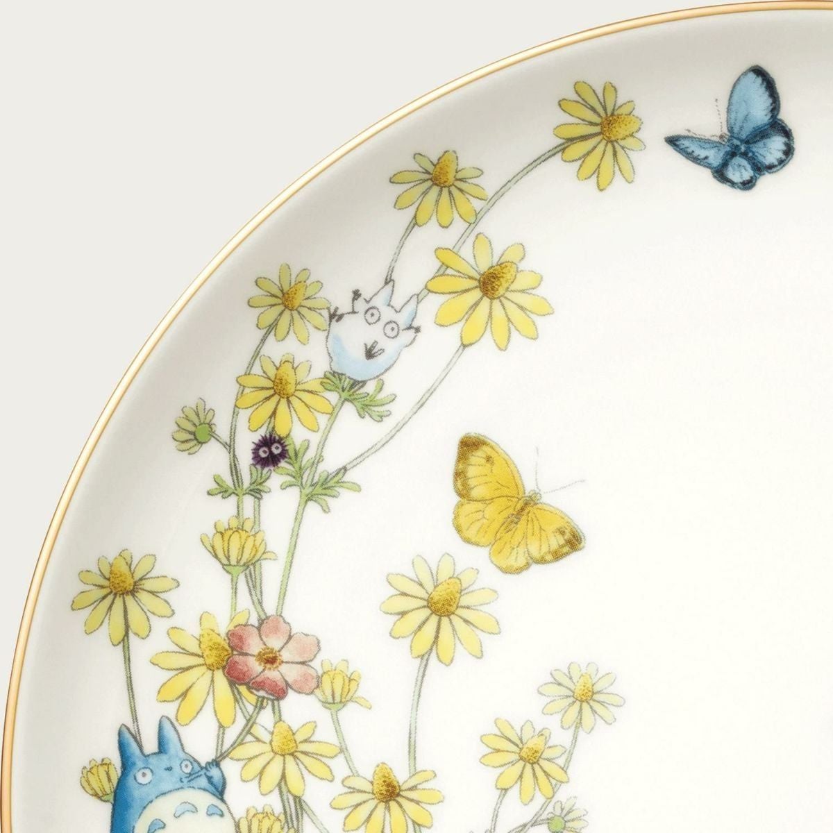 Đĩa tròn cỡ vừa Coupe đường kính 23,2cm sứ xương phiên bản 2025 | Noritake Totoro N-468L - Y50116A