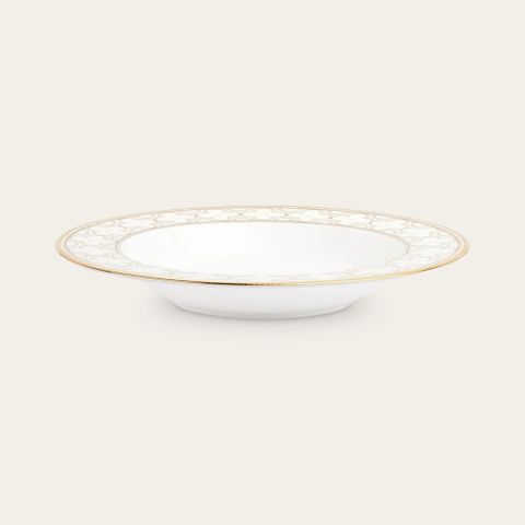  Đĩa sâu lòng 21,4cm dung tích 300ml sứ xương | Noritake Trefolio Gold 4945L - 97207 