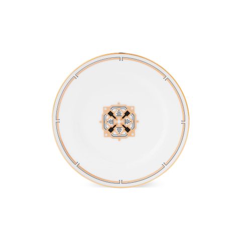  Đĩa tròn cỡ nhỏ đường kính 16,3cm lót bát (chén) cơm sứ trắng | Noritake Empire Gold 1786L - 91012 
