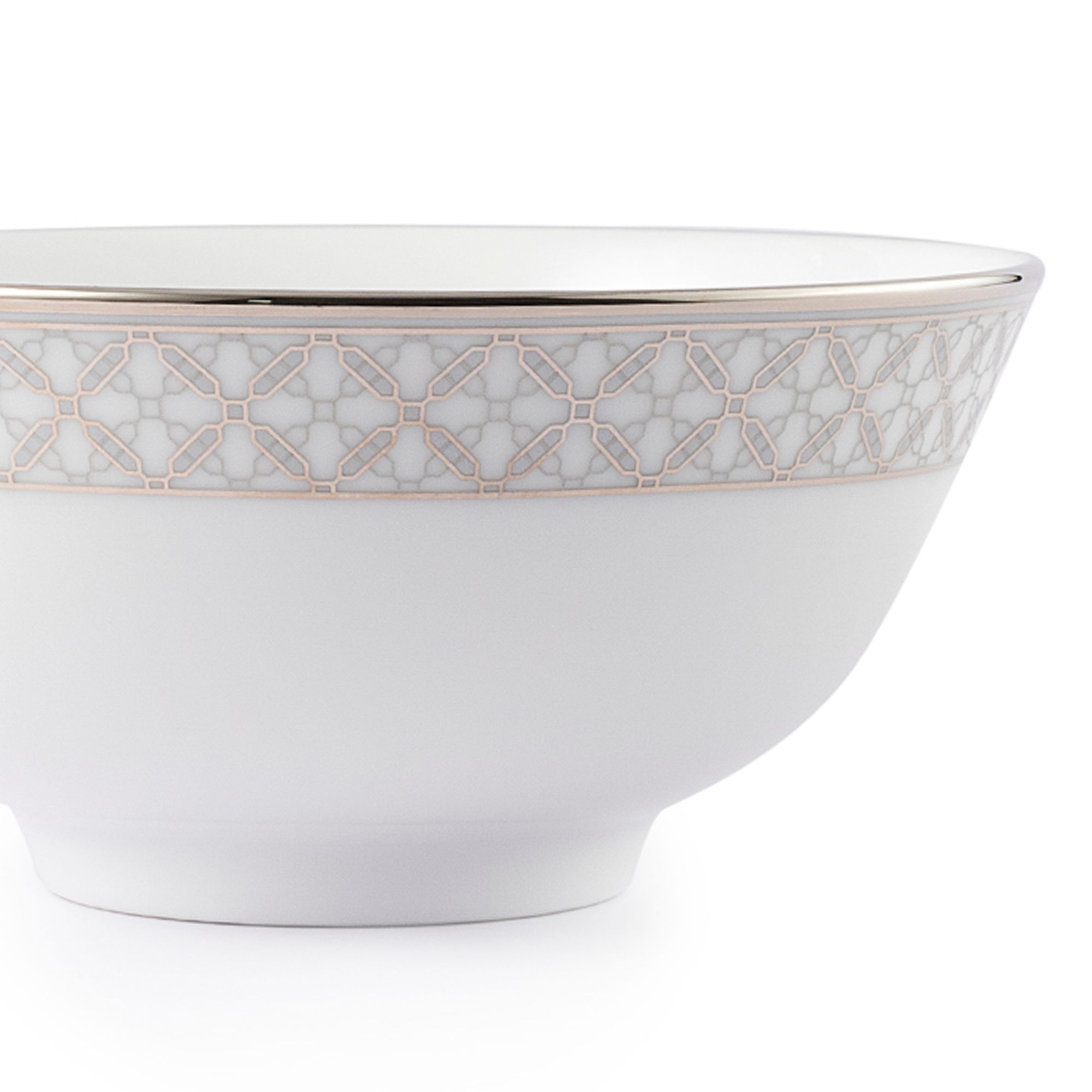 Bát (chén) 10,7cm dung tích 220ml đựng nước chấm, soup sứ trắng | Noritake City Table 1788L - 91482
