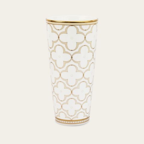  Bình hoa (lọ hoa) trang trí cao cấp 25,8cm sứ xương | Noritake Trefolio Gold 4945L - T97378 