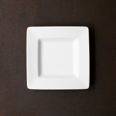  Đĩa vuông cỡ nhỏ cạnh dài 14,5cm sứ trắng | Noritake Art Stage 1609L - 91138 