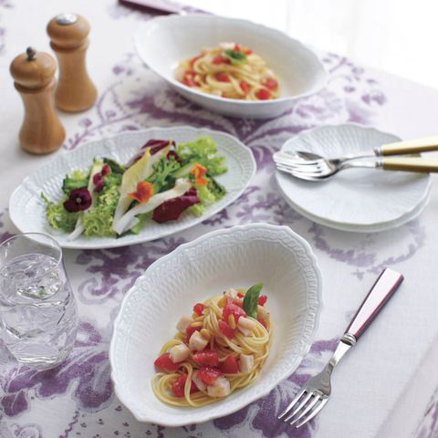  Đĩa tròn coupe cỡ nhỏ 17cm lót bát (chén) cơm sứ trắng cao cấp | Noritake Cher Blanc 1655L - 94812 