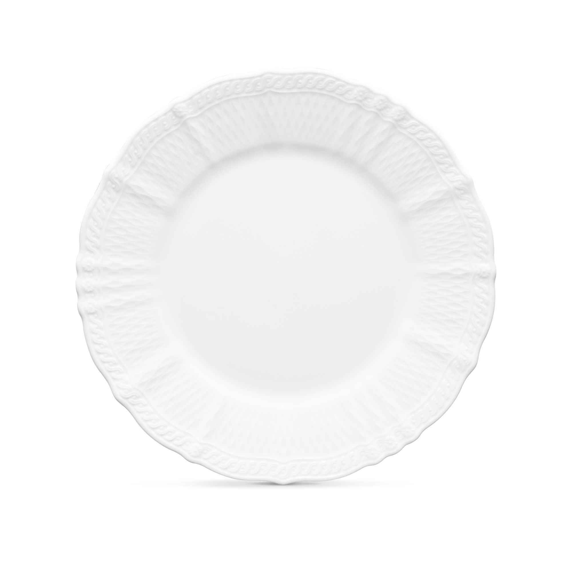 Đĩa tròn cỡ lớn đường kính 27,7cm sứ trắng cao cấp | Noritake Cher Blanc 1655L - 94820