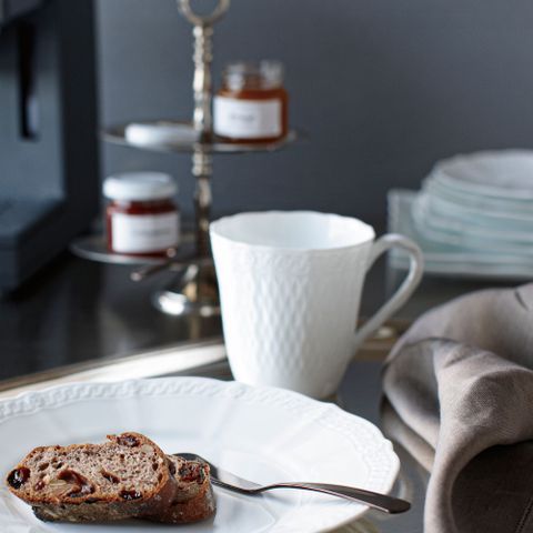  Cốc (ly) uống nước, cà phê dung tích 420ml sứ trắng cao cấp | Noritake Cher Blanc 1655L - T94857 