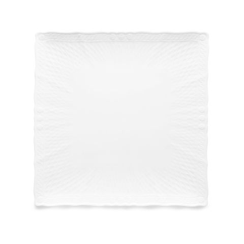  Đĩa vuông cỡ lớn cạnh dài 26,9cm sứ trắng cao cấp | Noritake Cher Blanc 1655L - 94834 