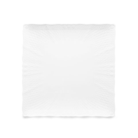  Đĩa vuông cỡ vừa cạnh dài 23cm sứ trắng cao cấp | Noritake Cher Blanc 1655L - 94837 