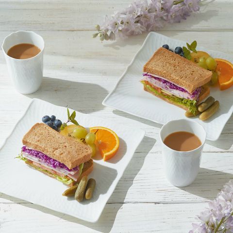  Đĩa vuông cỡ vừa cạnh dài 23cm sứ trắng cao cấp | Noritake Cher Blanc 1655L - 94837 