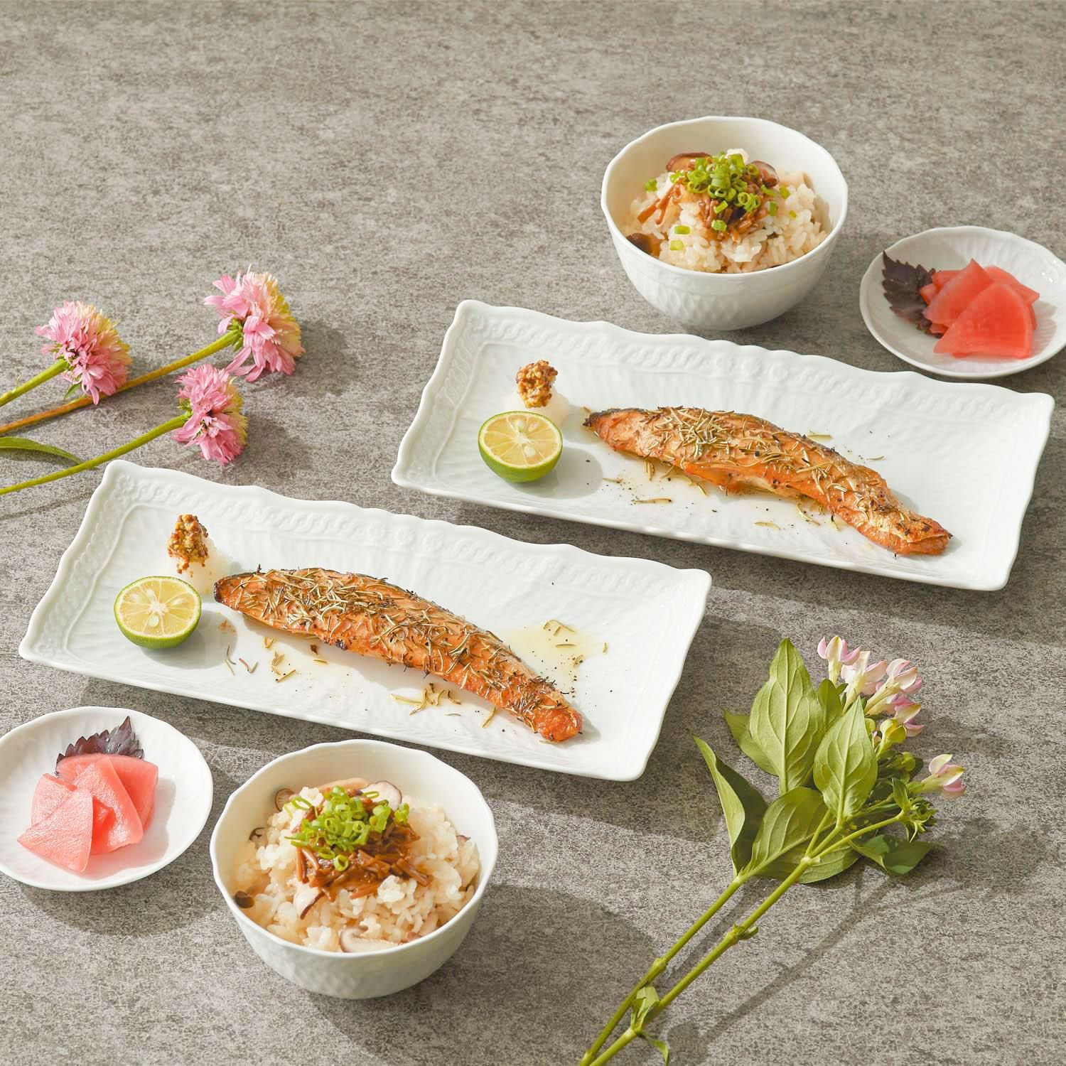 Bát cơm (chén cơm) 11,2cm dung tích 320ml sứ trắng cao cấp | Noritake Cher Blanc 1655L - 94894